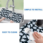 Halloween Ghost Kitchen Sink Splash Guard Mat Absorbent Fast Drying Mat Faucet - Image 5