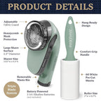 Farberware Fabric Shaver & Lint Remover Set–Battery Operated Sweater Shaver - Image 6