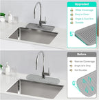 14.6'' Faucet Mat for Kitchen Sink Kitchen Sink Splash Guard Silicone Kitchen - Image 8