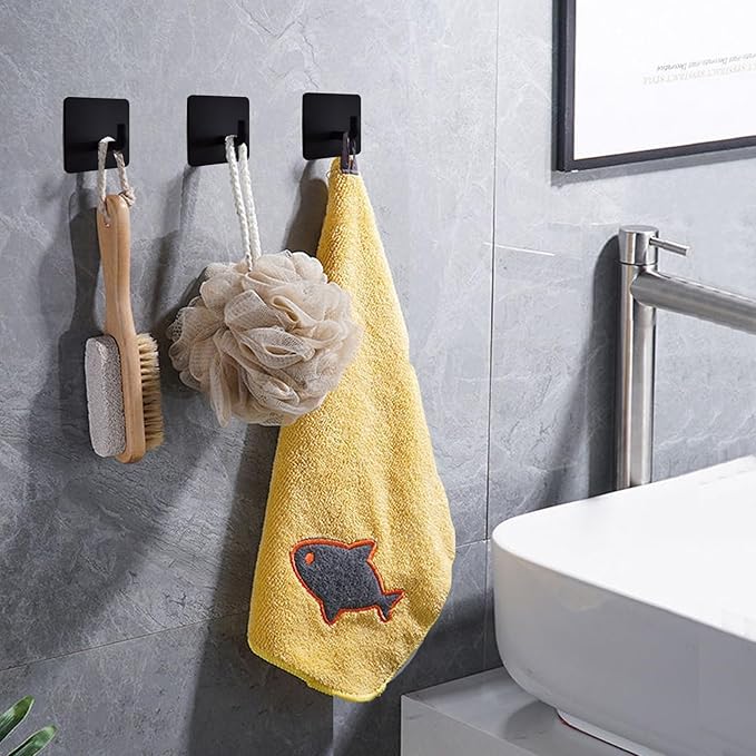 Bathroom Towel Hooks Drill Free Adhesive Hooks - Image 3