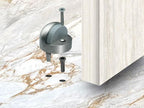 QCAA High Dome Floor Door Stop, 1-11/16" x 1-3/16", Zinc Die Cast, Satin Nickel - Image 3