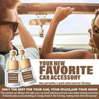 HoogaLife Car Air Freshener Diffuser 2 Pack Hanging Mahogany Teakwood Car Air - Image 4