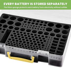 Battery Organizer Storage Holder- Batteries Case Containers Box - Image 4