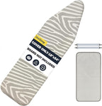 Ironing Board Cover and Pad 18"x54" Extra Thick Natural Cotton, Scorch and by UniSimp