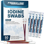 FrontLine Povidone Iodine Swabs, Antiseptic Swabsticks, Iodine Solution - Image 9