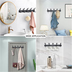 Coat Rack Wall Mounted, 5 Coat Hooks - Image 4