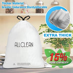 Allclean 13 To 15 Gallon Trash Bags, Tall Kitchen Garbage Bags Drawstring - Image 5