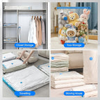 AROIC 50 Pack Vacuum Storage Bags, 5 Sizes + 2 Roll-up Space Saver Vacuum - Image 8