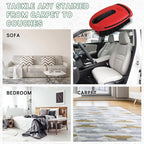 Carpet and Upholstery Cleaning Brush, Stiff Bristle Carpet Detailing Scrubber - Image 6