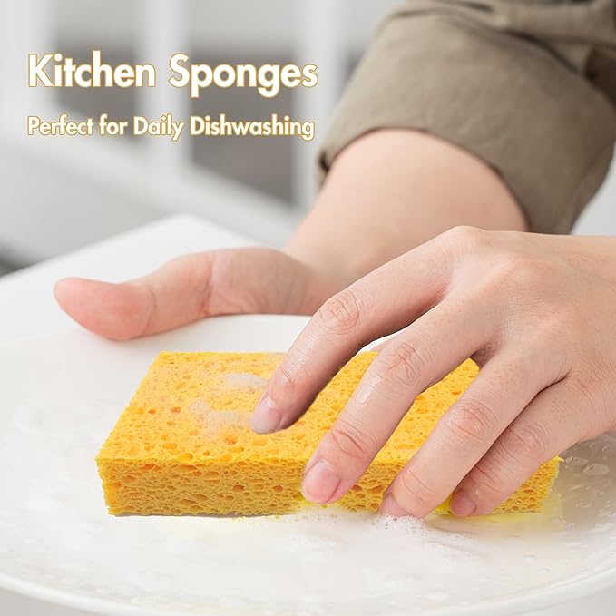 6 x 3.6 x 0.9 Inch JK SP-T22 Large Sponge, Kitchen Sponges, Handy Sponges - Image 4