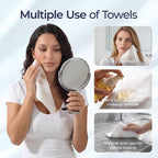 ECOLOOK Disposable Face Towel XL-10"x12" Upgraded Thick Facial Towels, Ultra - Image 8