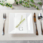 Luxenap 15.8 X 7.9 Inch Linen-Feel Guest Towels, 50 Lettered Hand Towels - Image 4
