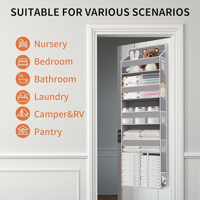 Heavy Duty Over the Door Organizer - Image 6