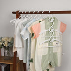 50 Pack Baby Hangers, Non-Slip Kids Hanger, Space Saving Plastic Hangers - Image 6