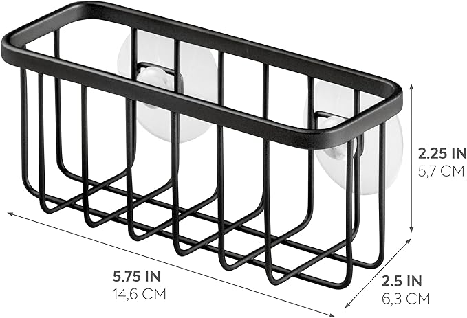 iDesign Stainless Steel Suction Sponge Holder - Image 2