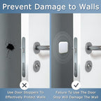 XoYoZo Door Stoppers Wall Protector Buffer Guard Doorknob Door Handle Bumper - Image 4