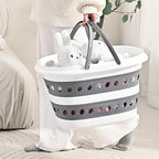 2 Pack Compact Collapsible Laundry Basket, Small Size Pop-Up Hamper Perfect - Image 7