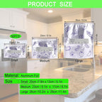 Reusable Aluminum Foil Storage Bags, Leak-Proof Stand-Up Bags - Image 2