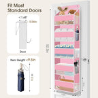 5-Tier Over The Door Organizer Hanging Storage Organizers - Image 2