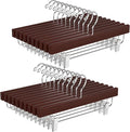 BAGAIL 20 Pack Wooden Pants Hangers by BAGAIL