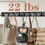 Folding Coat Hooks, Wall Mounted Coat Rack - Image 4