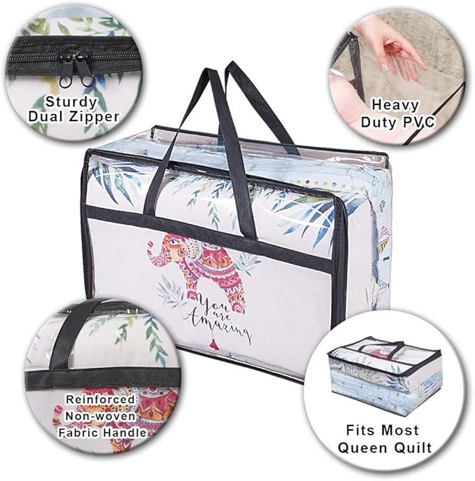 Clear Clothes Storage Bag Organizer - Image 2