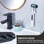 Electric Toothbrush Head Holder, Toothbrush Holders Wall Mounted, Adhesive - Image 5