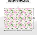 Pink Flamingo Leaf Dish Drying Mat 18x24 - Image 2