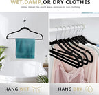 Hangers 50 Pack, Ultra-Thin Plastic Clothes Hangers - Image 5