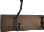 Amazon Basics Rectangular Farmhouse Wall-Mounted Coat Rack - Image 2