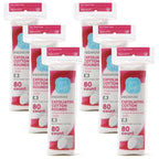 Simply Soft Hypoallergenic Exfoliating Dual Textured Cotton Rounds Pads by SimplySoft