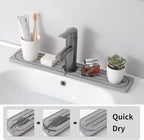Stone Faucet Mat for Kitchen Sink, Diatomite Fast Drying Absorb Moisture Tray - Image 5
