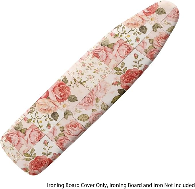 Sprowallow Roses Ironing Board Covers 15x54 Easy Installation Scorch Resistant - Image 6
