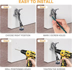 Kick Down Door Stoppers for Bottom of Door, Heavy Duty Kickdown Door Stop - Image 7