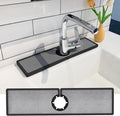 Gosmol Faucet mat for Kitchen Sink, Silicone & Stone Drying Mat for Kitchen Sink by Gosmol