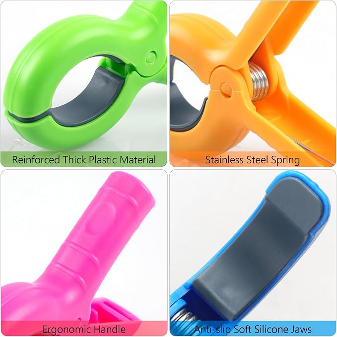 16 Pcs Beach Towel Clips for Beach Chairs, Towel Holder for Beach Chair Pool - Image 6