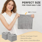 SUNLAND Microfiber Face Cloth Reusable Makeup Remover Facial Cleansing Towel - Image 7