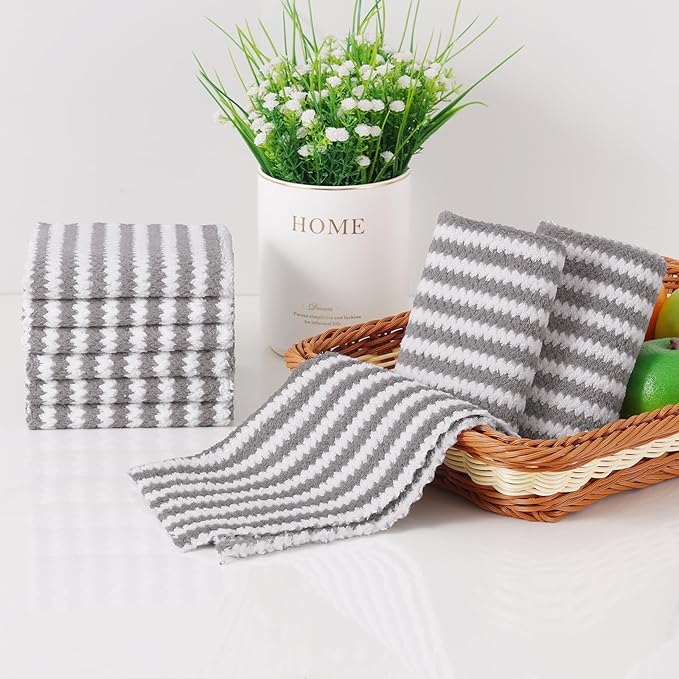 Homaxy 18 Pack Kitchen Dish Cloths, Ultra Soft and Absorbent Dish Towels - Image 6