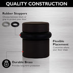 Design House Modern Cylindrical Door Stop, Design House Oil Rubbed Bronze Floor - Image 3