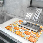 Fall Pumpkin Thanksgiving Dish Drying Mat - Image 5