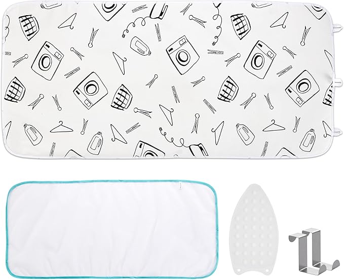 Seiritex Ironing Mat for Table Top, Portable Ironing Pad 39.4 x 18.9 inch Iron by SEIRITEX