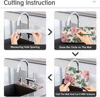 Kitchen Sink Splash Guard 2 PCS 30 Inch Sink Faucet Mat Splash Guard - Image 4