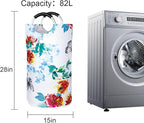 Dalykate Large Laundry Basket 82L Collapsible Oxford Fabric Laundry Hamper - Image 2