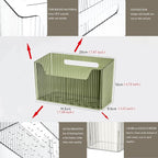 Set Of 2 Storage Organizer Bins Wall Mounted Shower Basket, Shower Caddy - Image 6