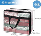 Fixwal 4 Pack 40L Blanket Storage Bags - Image 2