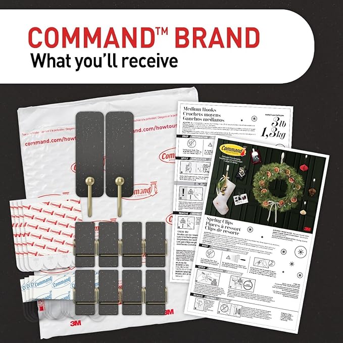 Command Mixed Hooks Pack, 10 Soot, 12 Strips, - Image 8
