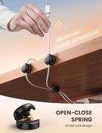 Lamicall Cable Clips, Spring Cord Organizer Holder - Image 3