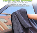 Shiny Cleaning Cloths, Shower Doors Drying Towels, 16 * 24in Streak Free Glass - Image 3