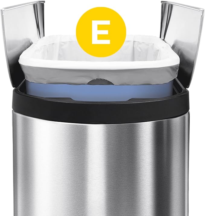 simplehuman Code E 200 Count, Dispenser Pack Custom Fit Liners, Drawstring - Image 4