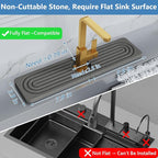 Stone Quick Dry Faucet Mat for Kitchen Sink Stone Faucet Mat for Kitchen Sink - Image 2